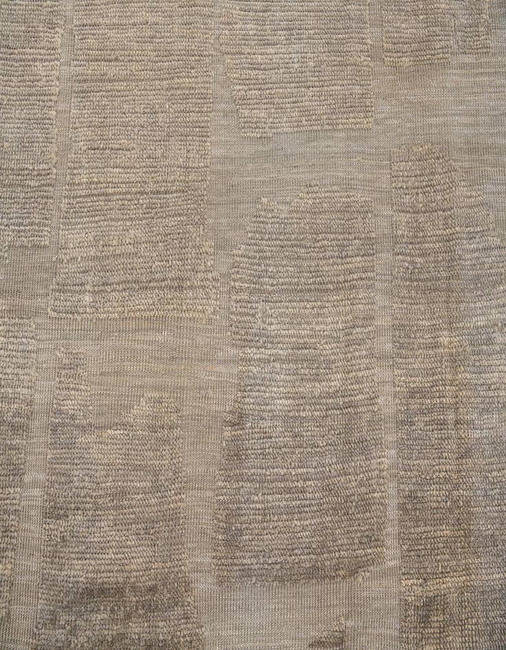 Detail image of  8' 1 x 10'  Hand Knotted Moroccan Wool Rug