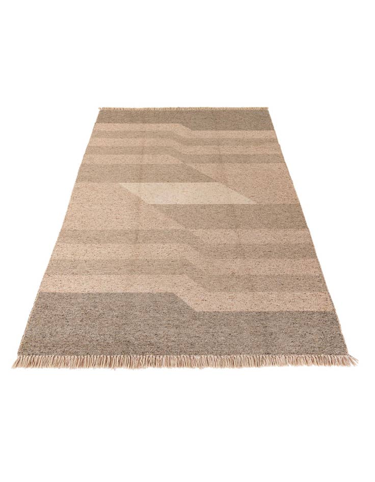 Detail image of  6' 7 x 10'  Hand Knotted Moroccan Wool Rug