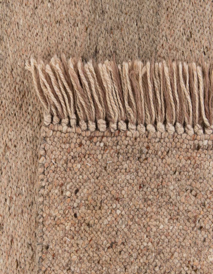 Detail image of  6' 7 x 10'  Hand Knotted Moroccan Wool Rug