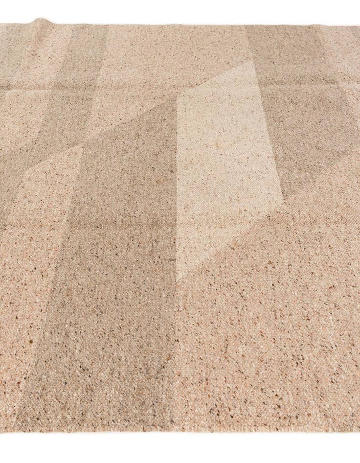 Detail image of  6' 7 x 10'  Hand Knotted Moroccan Wool Rug