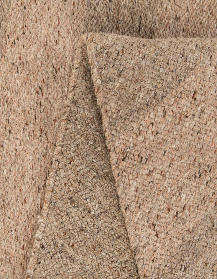 Detail image of  6' 7 x 10'  Hand Knotted Moroccan Wool Rug