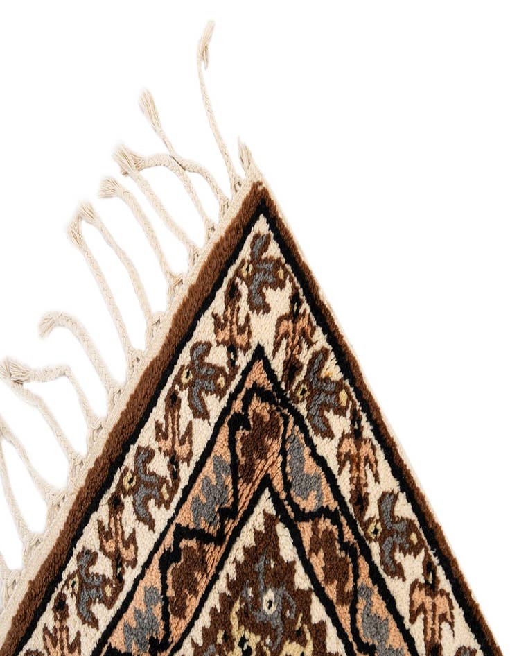 Detail image of  2' 9 x 4' 10  Hand Knotted Moroccan Wool Rug