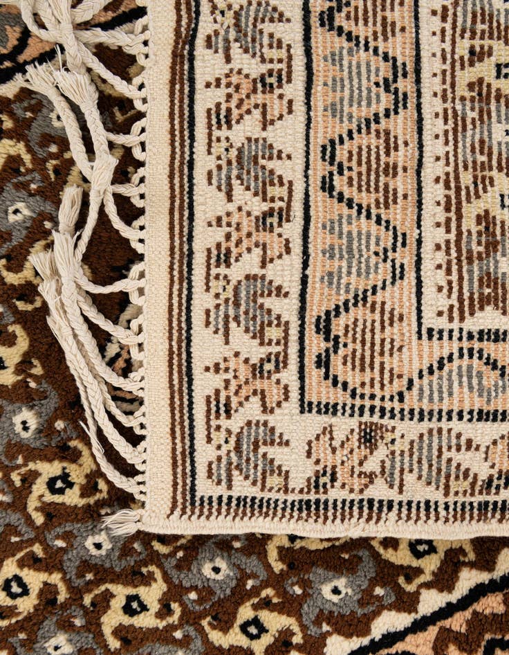 Detail image of  2' 9 x 4' 10  Hand Knotted Moroccan Wool Rug