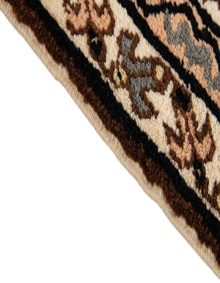 Detail image of  2' 9 x 4' 10  Hand Knotted Moroccan Wool Rug