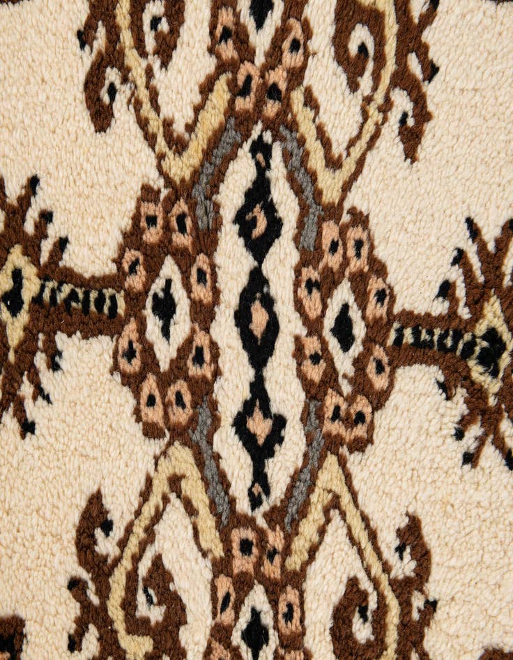 Detail image of  2' 9 x 4' 10  Hand Knotted Moroccan Wool Rug