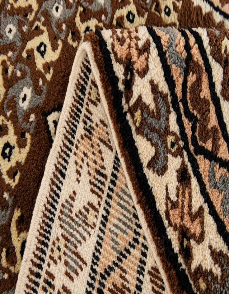 Detail image of  2' 9 x 4' 10  Hand Knotted Moroccan Wool Rug