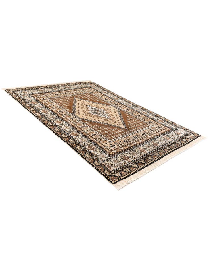 Detail image of  6' 7 x 9' 3  Hand Knotted Moroccan Wool Rug