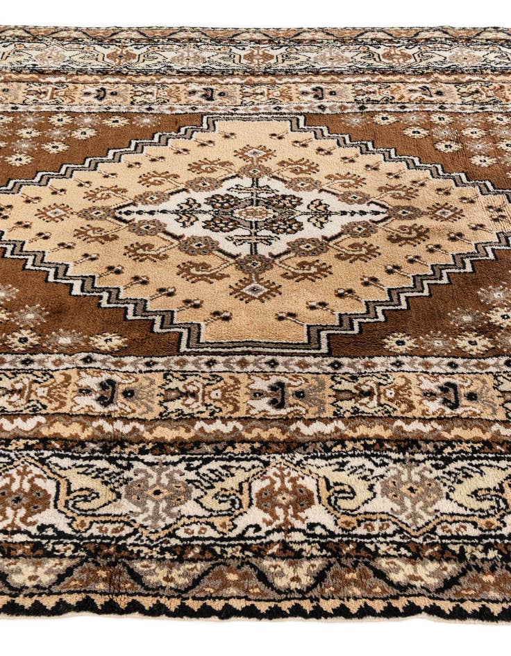 Detail image of  6' 7 x 9' 3  Hand Knotted Moroccan Wool Rug