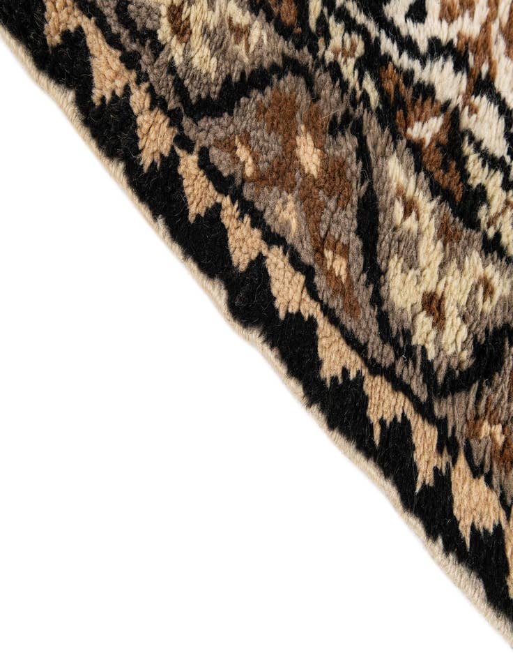 Detail image of  6' 7 x 9' 3  Hand Knotted Moroccan Wool Rug