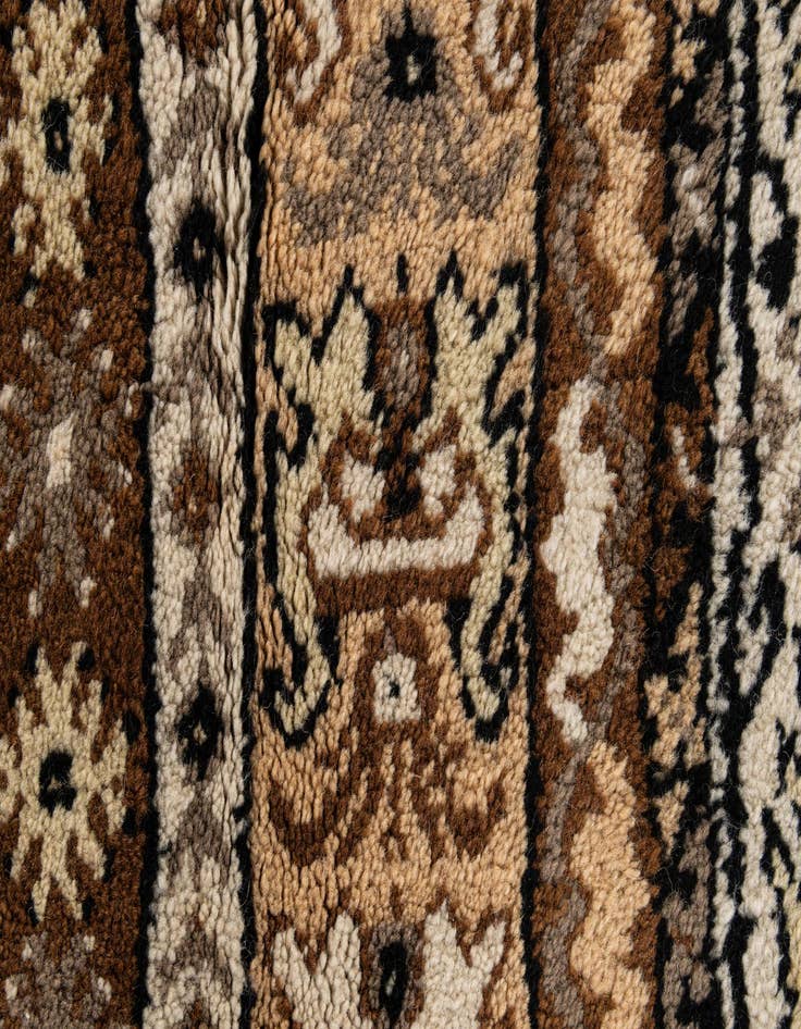 Detail image of  6' 7 x 9' 3  Hand Knotted Moroccan Wool Rug