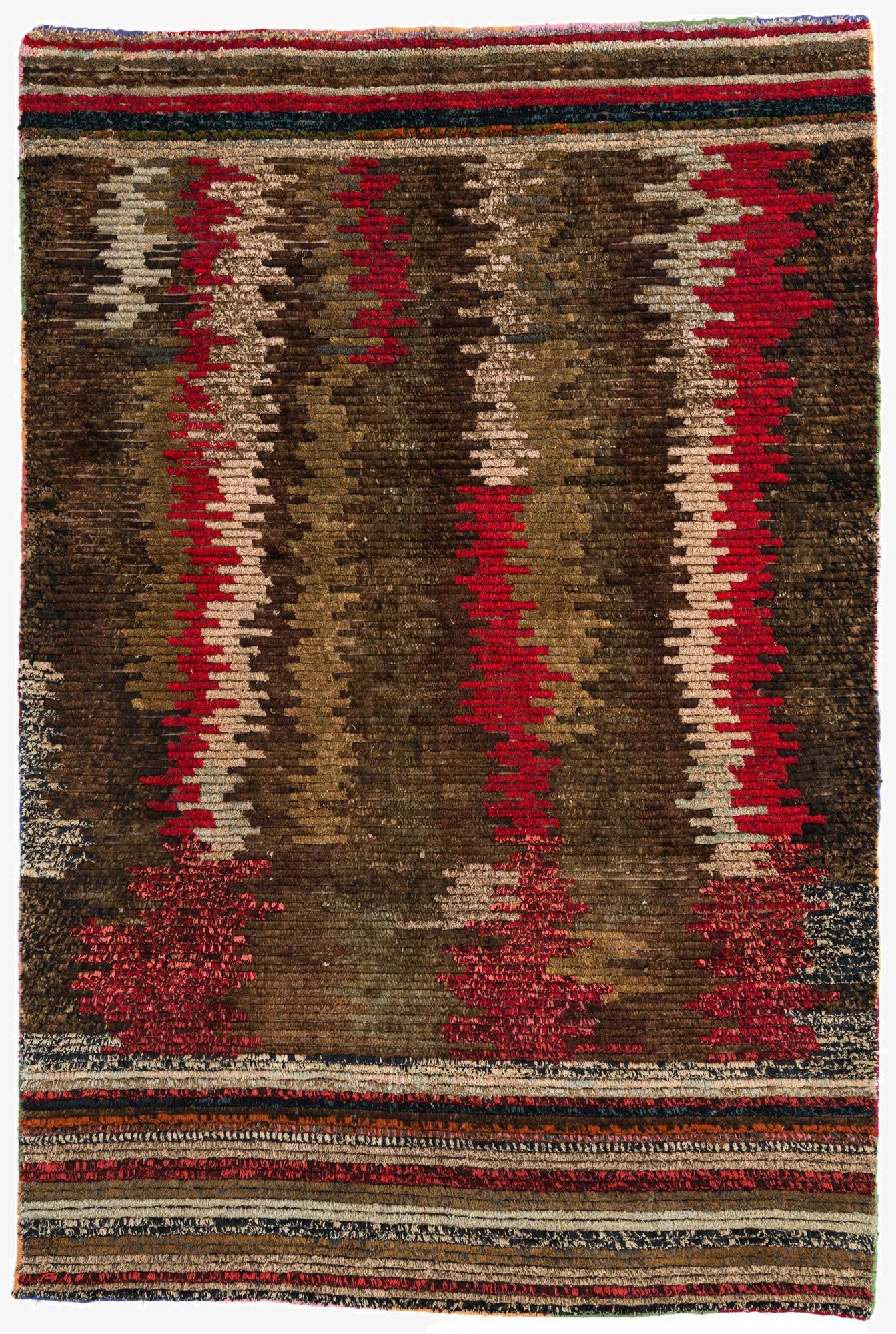  5' 3 x 7' 10  Hand Knotted Moroccan Wool Rug