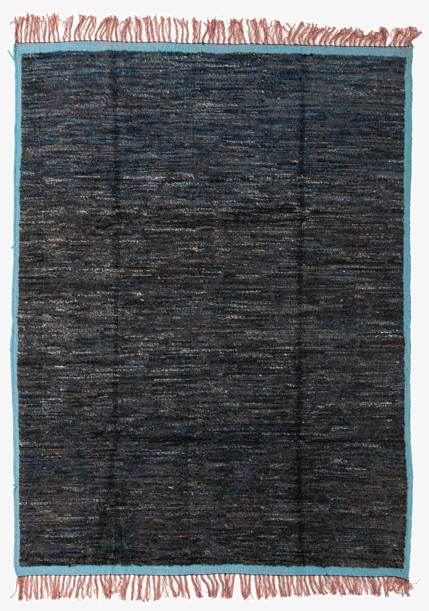  7' 10 x 10' 6  Hand Knotted Moroccan Wool Rug
