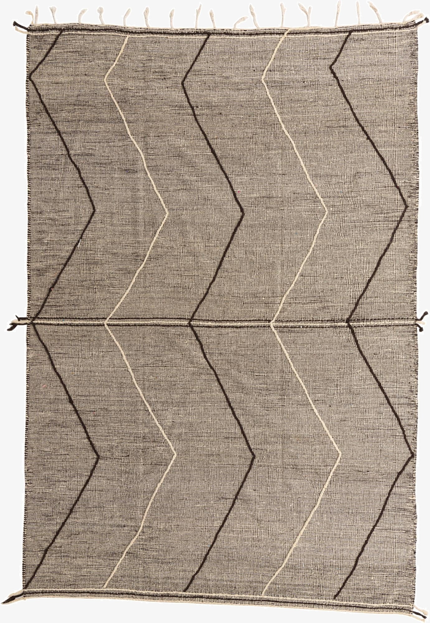  9' 2 x 13' 7  Hand Knotted Moroccan Wool Rug