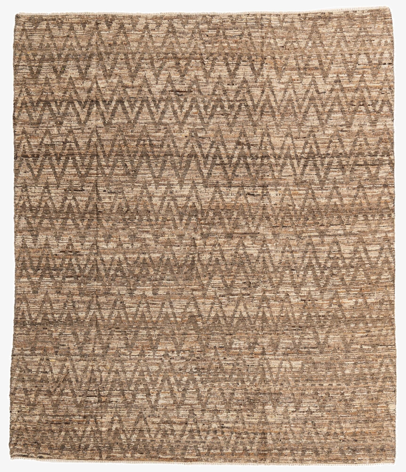  8' 7 x 10' 2  Hand Knotted Moroccan Wool Rug