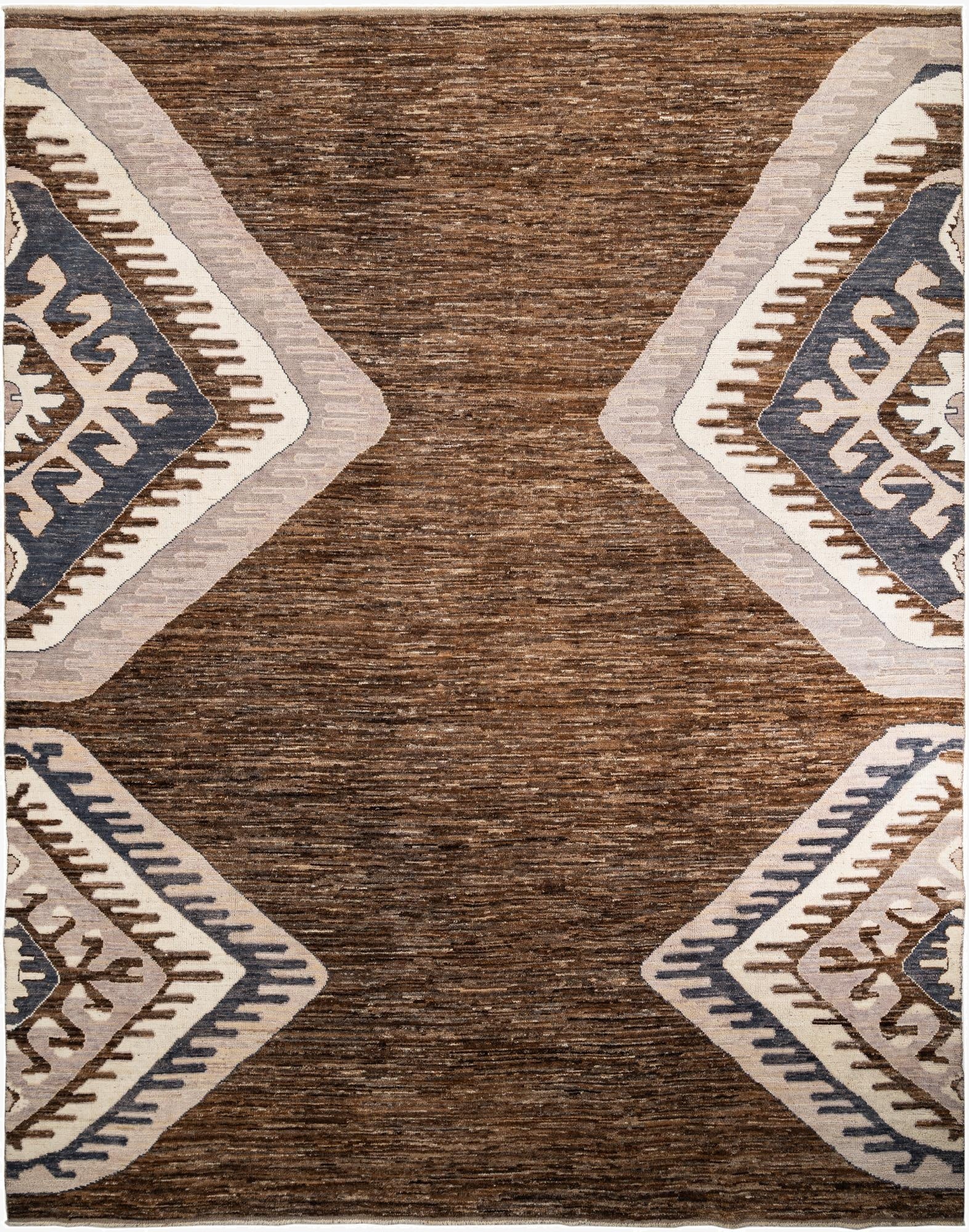  12' x 15' 4  Hand Knotted Moroccan Wool Rug