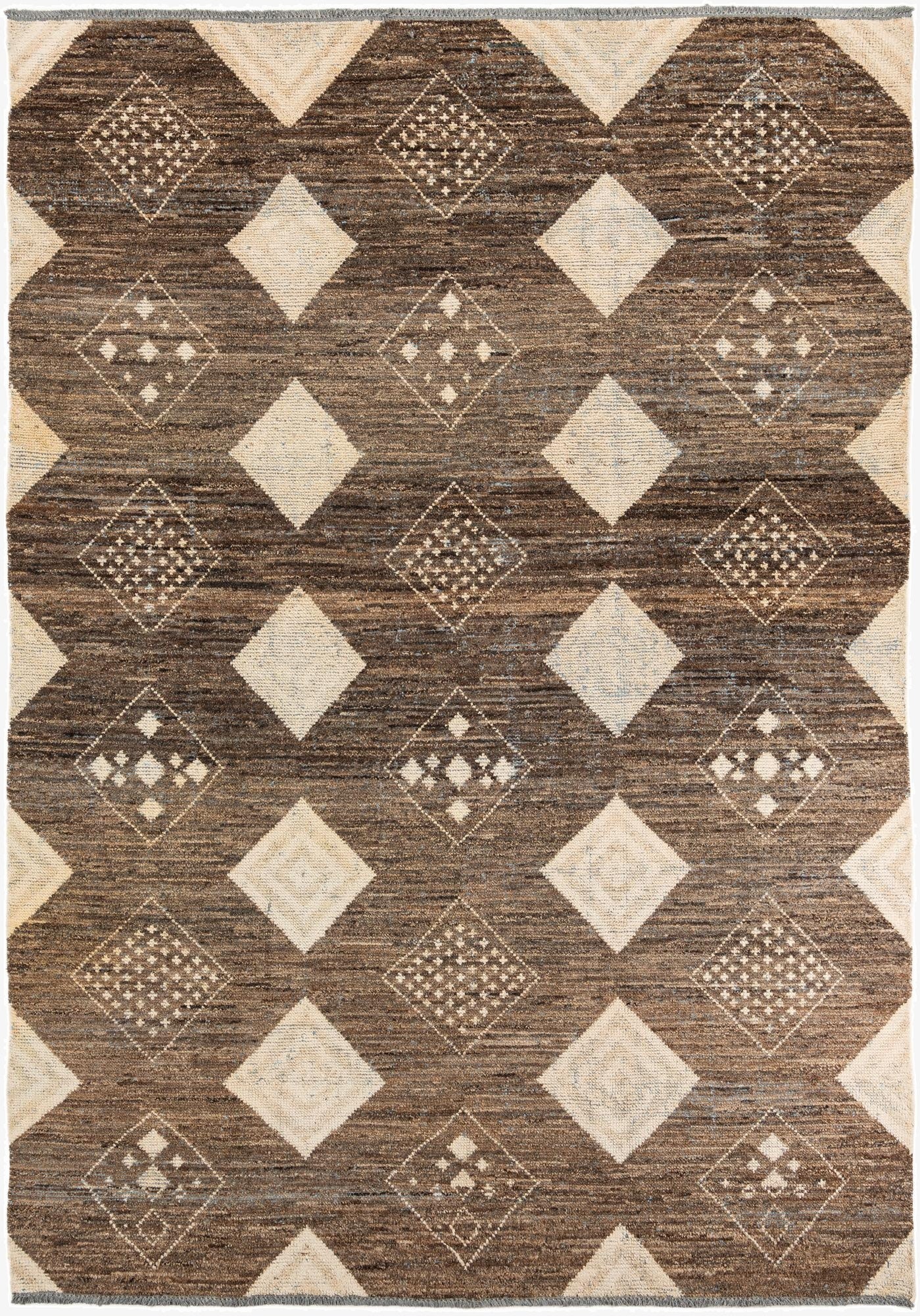  8' 4 x 12' 1  Hand Knotted Moroccan Wool Rug