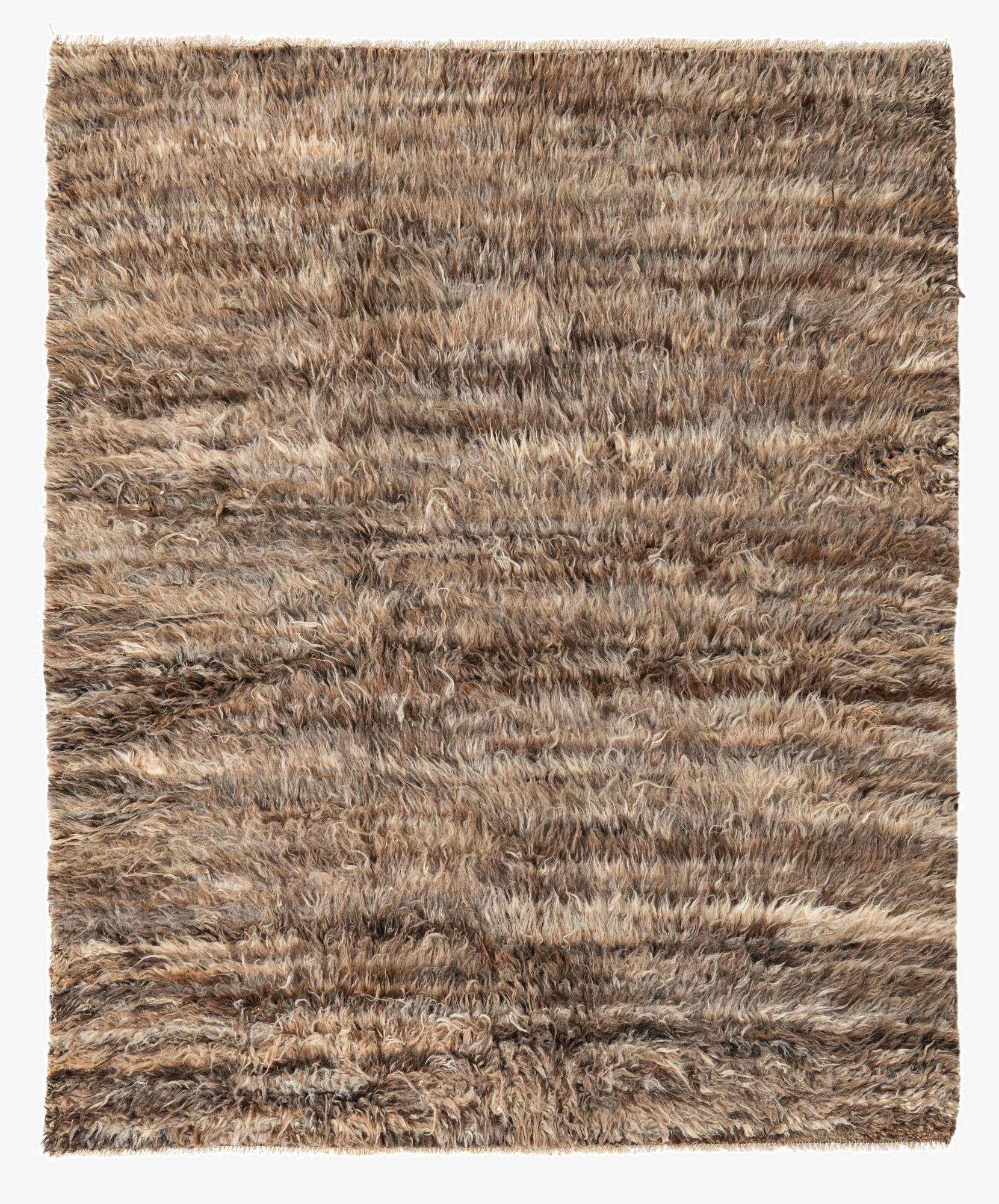  5' 9 x 7'  Hand Knotted Moroccan Wool Rug