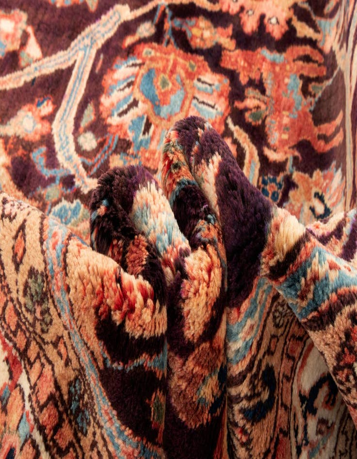 Detail image of  5' 10 x 10' 2  Hand Knotted Nahavand Persian Wool Rug