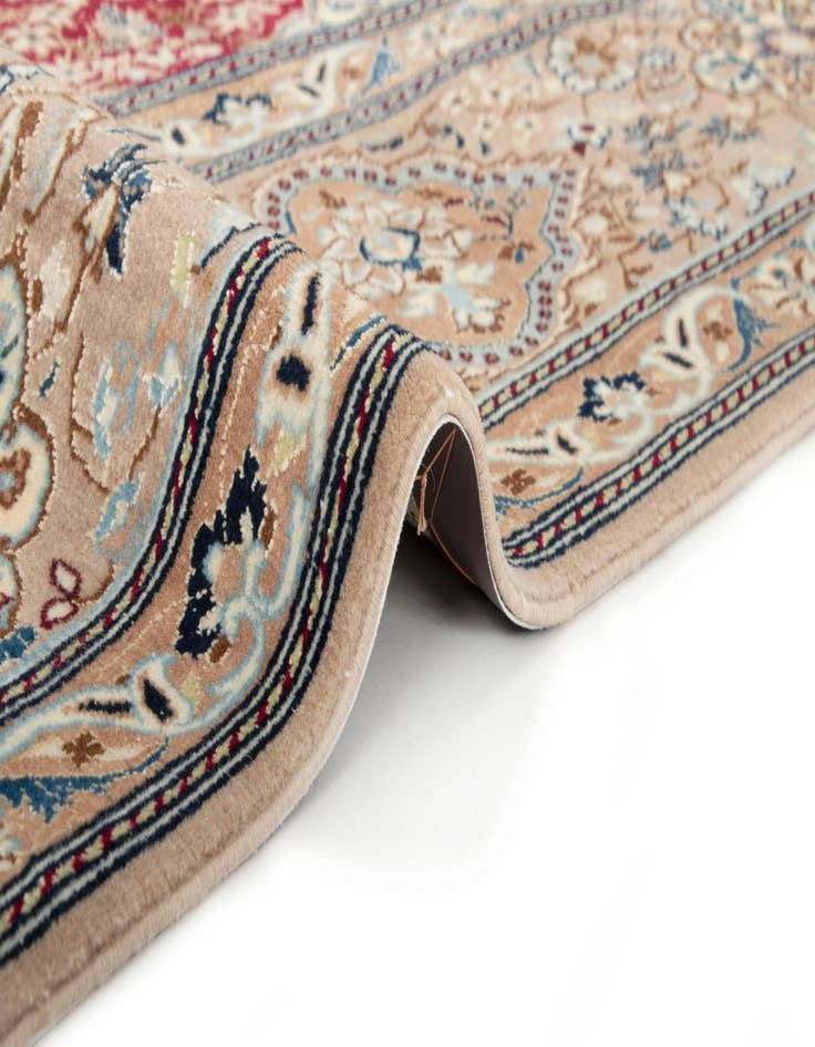 Detail image of  5' 3 x 8' 1  Hand Knotted Nain Persian Rug