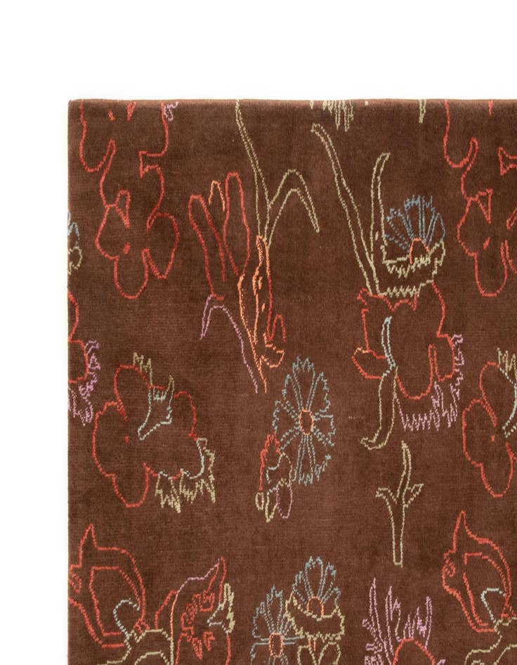 Detail image of  7' 7 x 9' 11  Hand Knotted Nemoh Rug