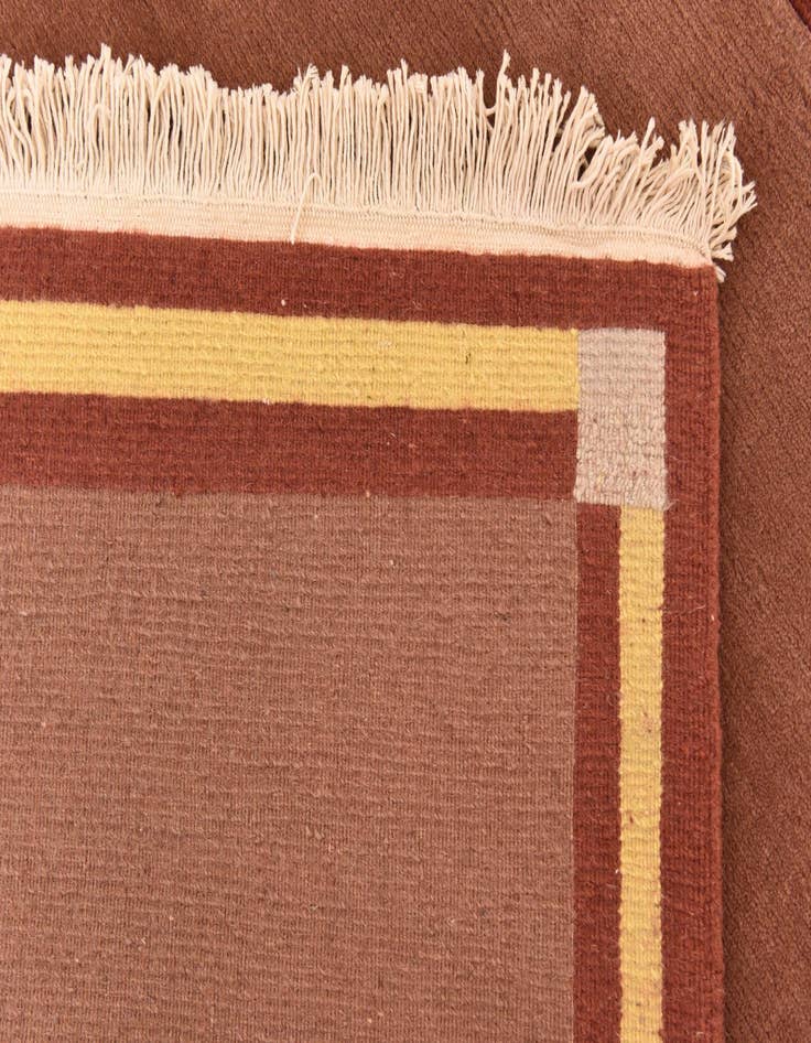 Detail image of  4' 7 x 6' 10  Hand Knotted Nepal Wool Rug