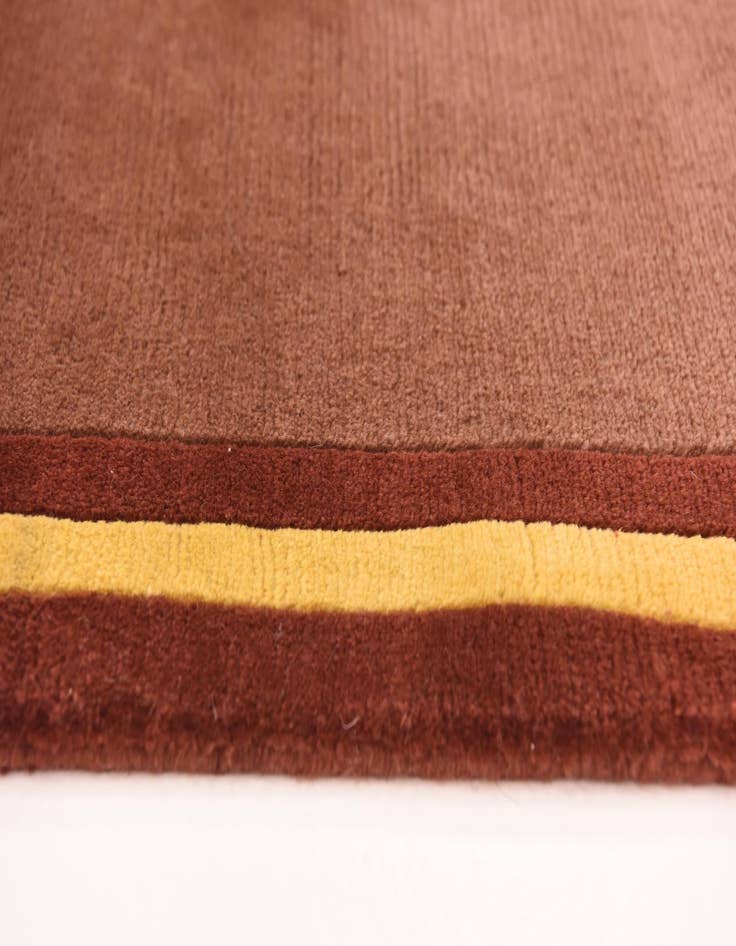 Detail image of  4' 7 x 6' 10  Hand Knotted Nepal Wool Rug