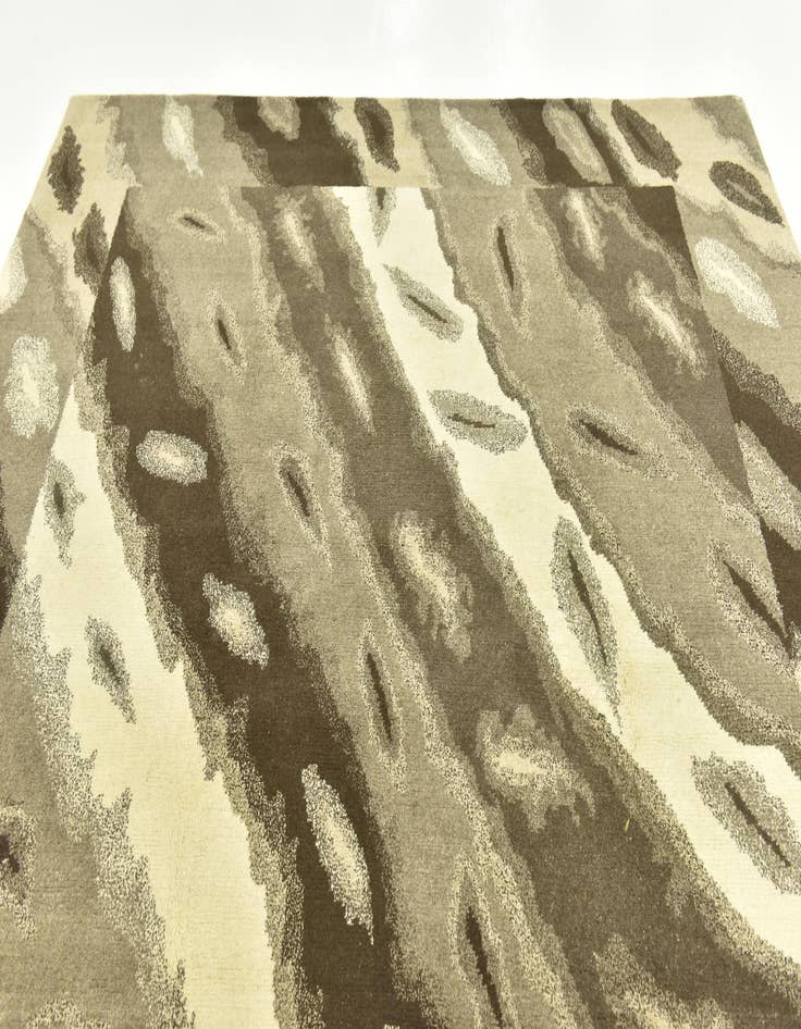 Detail image of  7' 7 x 8' 9  Hand Knotted Nepal Wool Rug