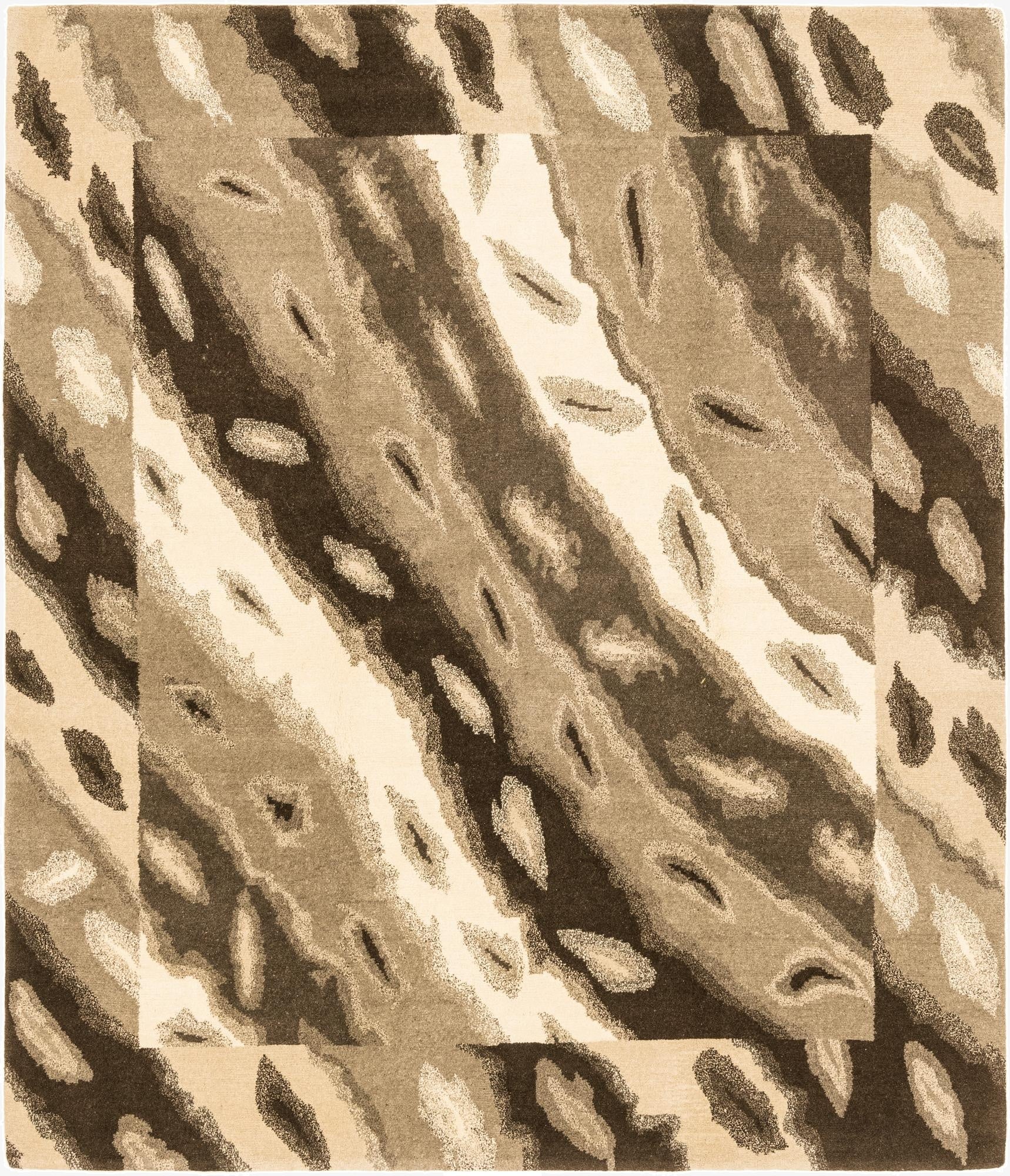  7' 7 x 8' 9  Hand Knotted Nepal Wool Rug