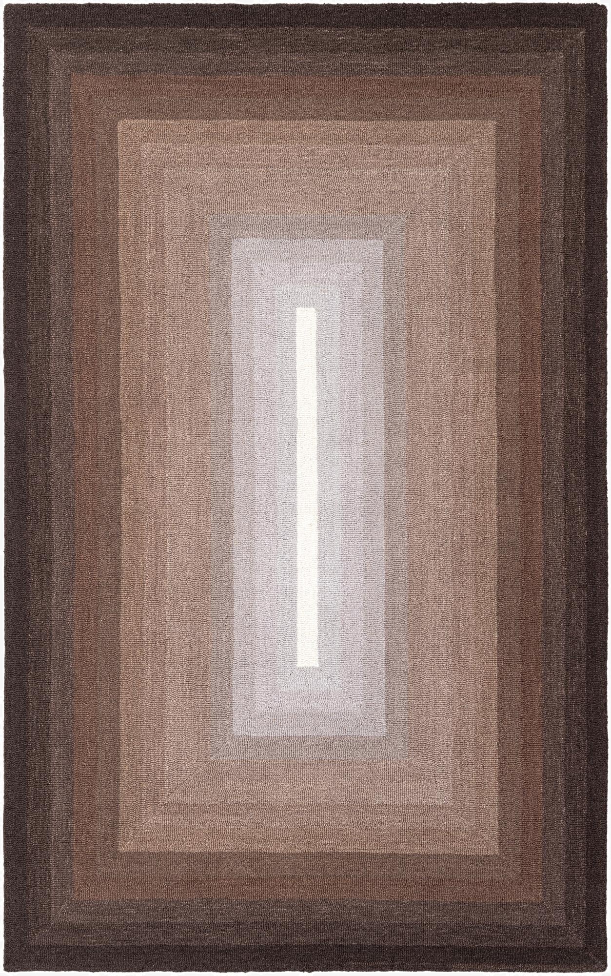  5' 1 x 8' Ombre Wool Rug