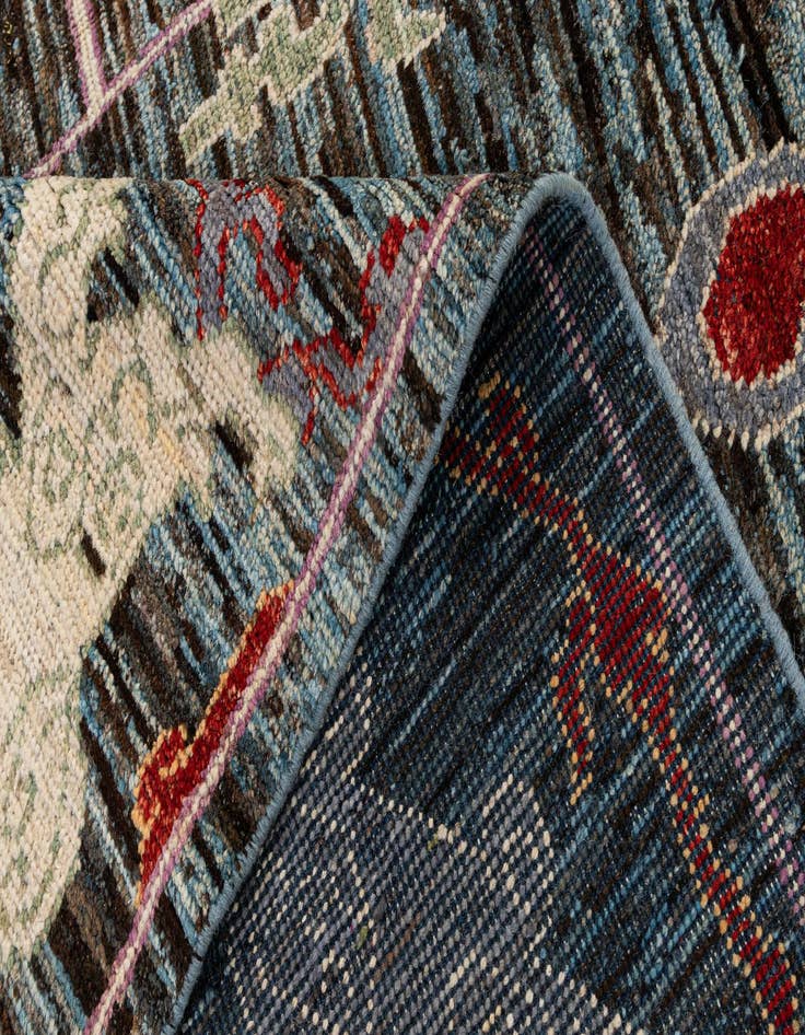 Detail image of  10' 1 x 13' 9  Hand Knotted Oushak Wool Rug