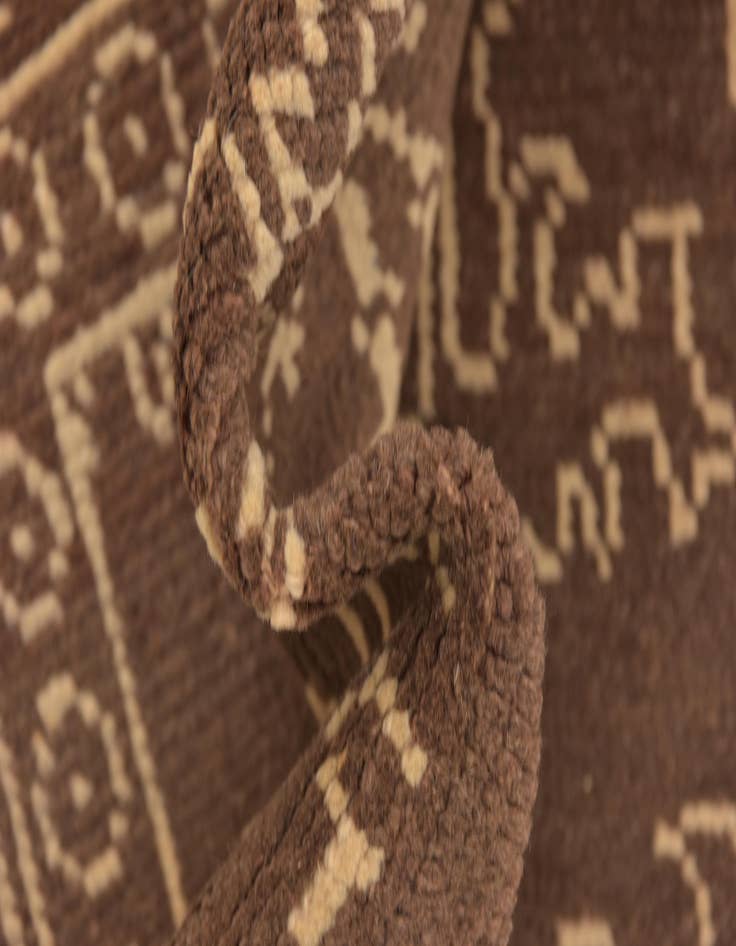 Detail image of  7' x 9' 10  Hand Knotted Oushak Wool Rug