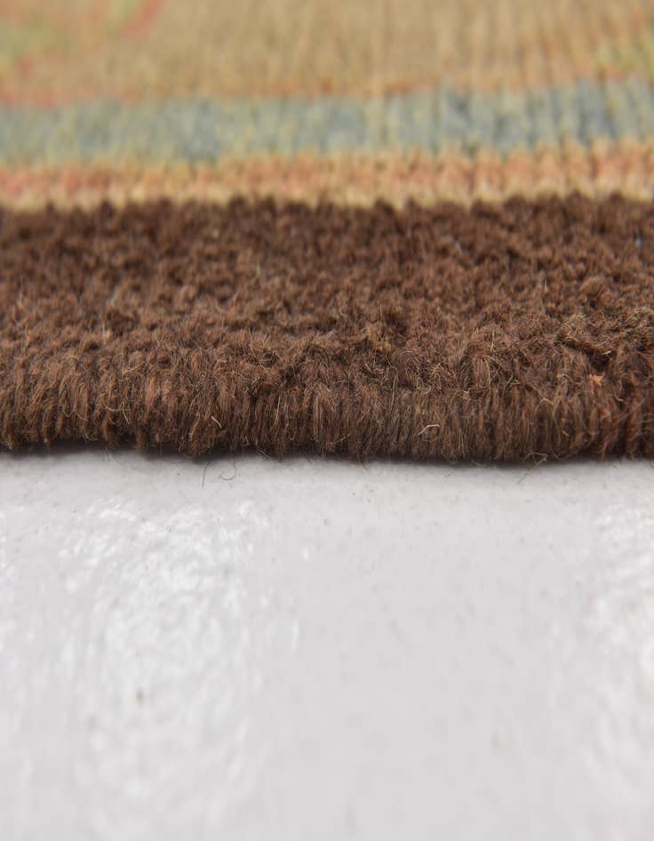 Detail image of  9' x 11' 10  Hand Knotted Oushak Wool Rug