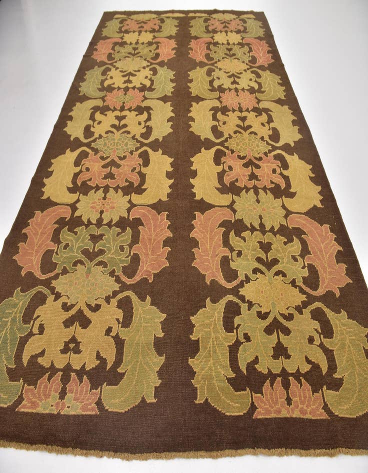 Detail image of  9' x 12' 8  Hand Knotted Oushak Wool Rug