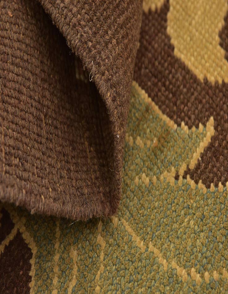 Detail image of  9' x 12' 8  Hand Knotted Oushak Wool Rug