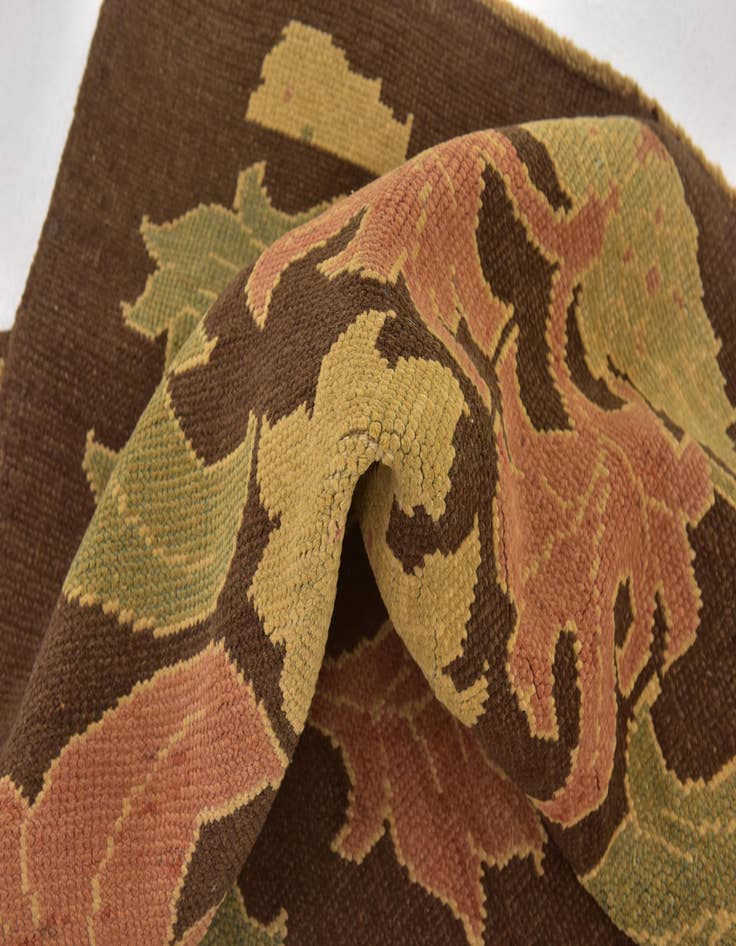 Detail image of  9' x 12' 8  Hand Knotted Oushak Wool Rug