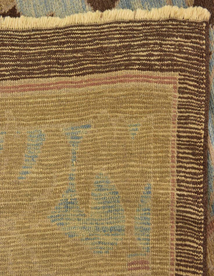 Detail image of  11' 10 x 14' 5  Hand Knotted Oushak Wool Rug