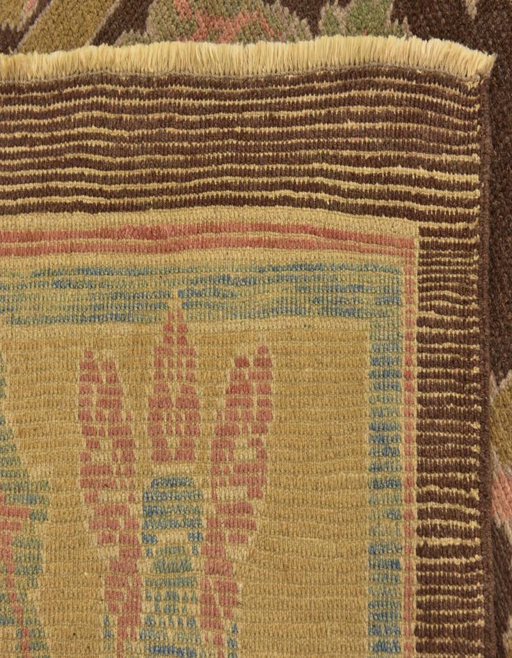 Detail image of  9' 7 x 15' 2  Hand Knotted Oushak Wool Rug