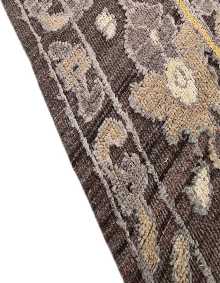 Detail image of  10' 4 x 13' 6  Hand Knotted Oushak Wool Rug