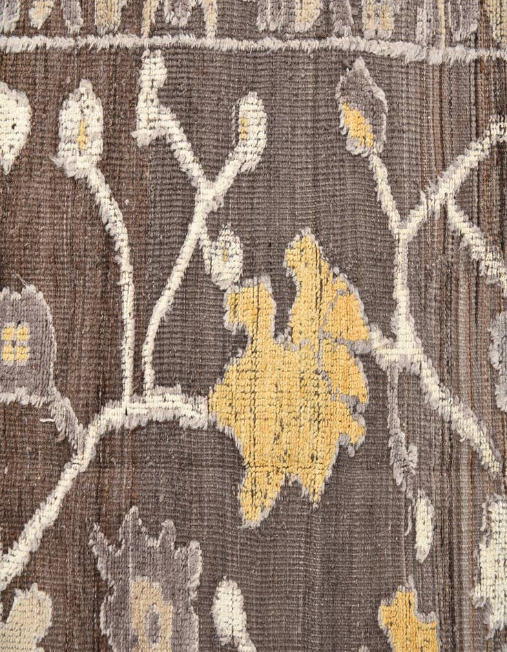 Detail image of  10' 4 x 13' 6  Hand Knotted Oushak Wool Rug