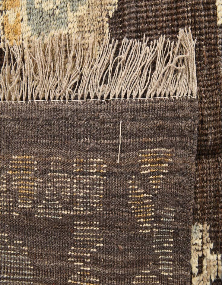 Detail image of  9' 3 x 12' 5  Hand Knotted Oushak Wool Rug