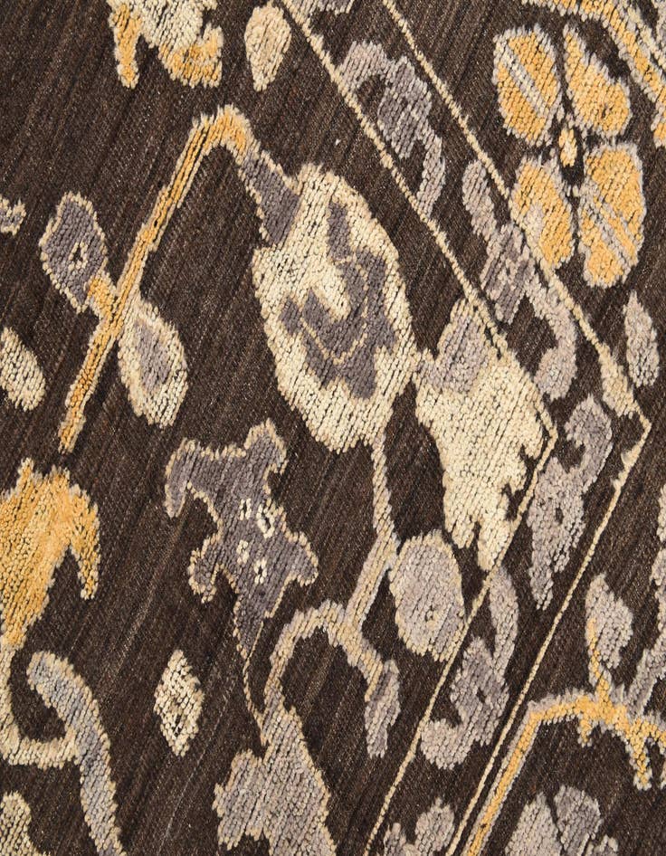 Detail image of  9' x 12' 4  Hand Knotted Oushak Wool Rug