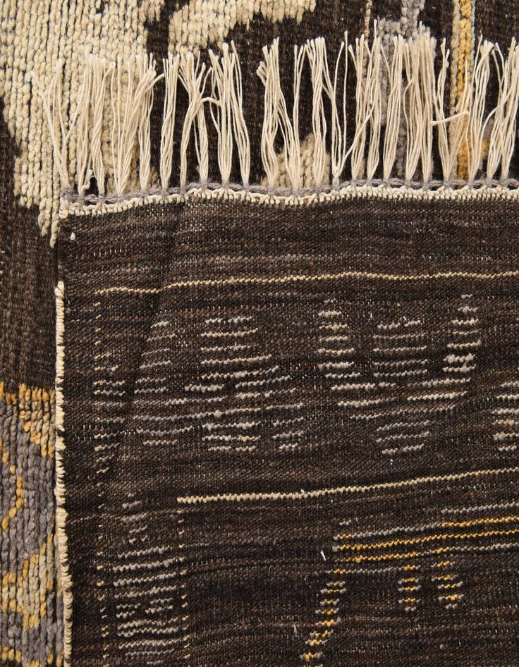 Detail image of  9' x 12' 4  Hand Knotted Oushak Wool Rug