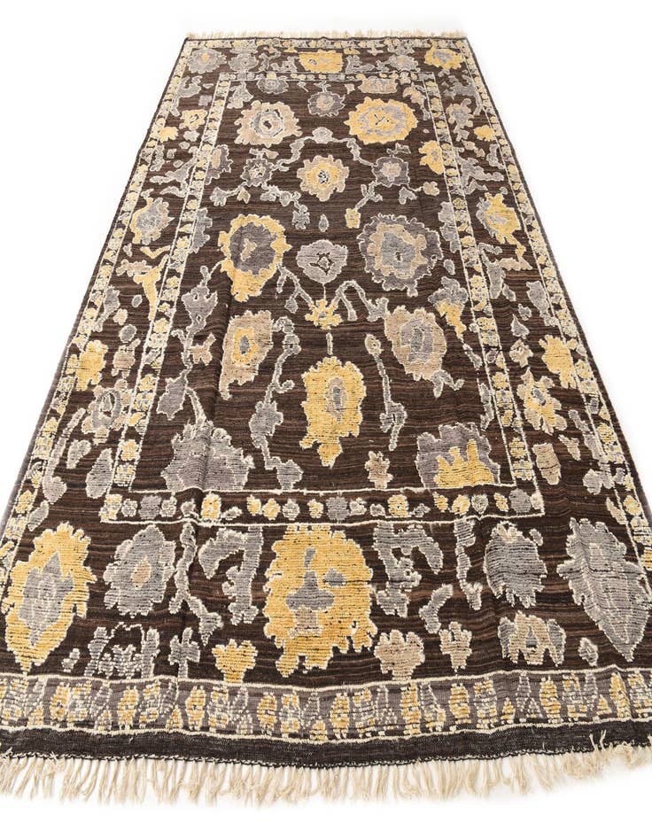 Detail image of  9' x 12' 2  Hand Knotted Oushak Wool Rug