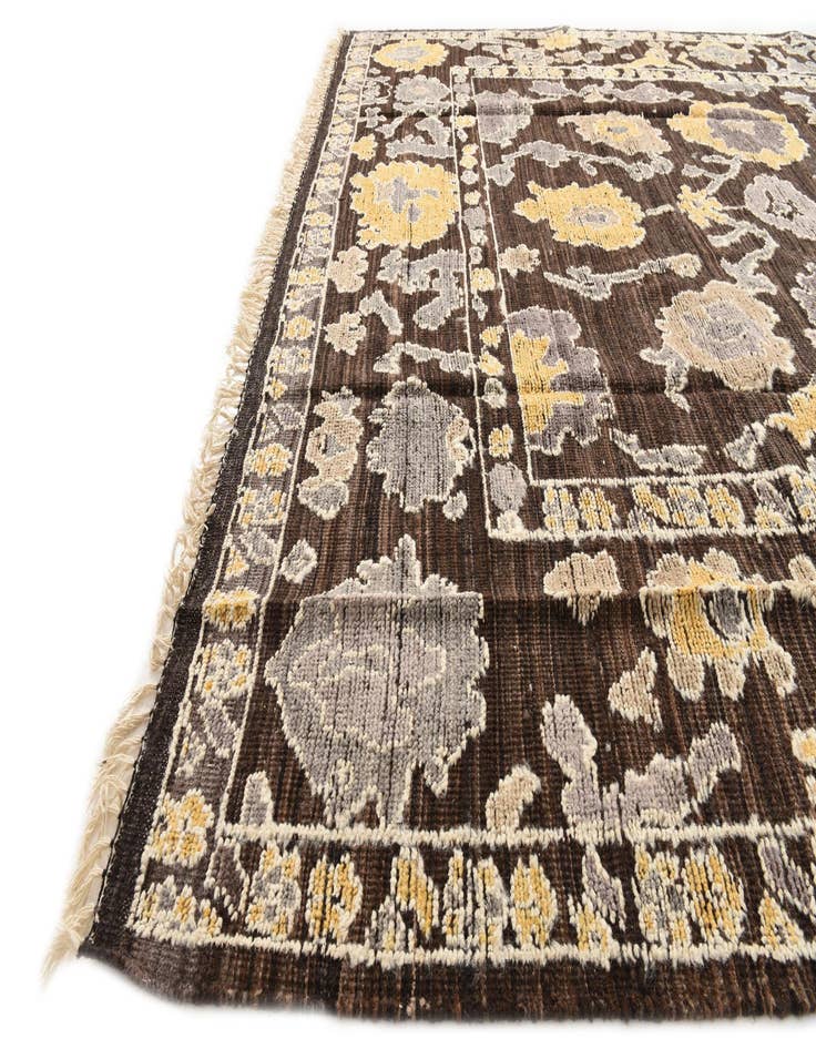 Detail image of  9' x 12' 2  Hand Knotted Oushak Wool Rug