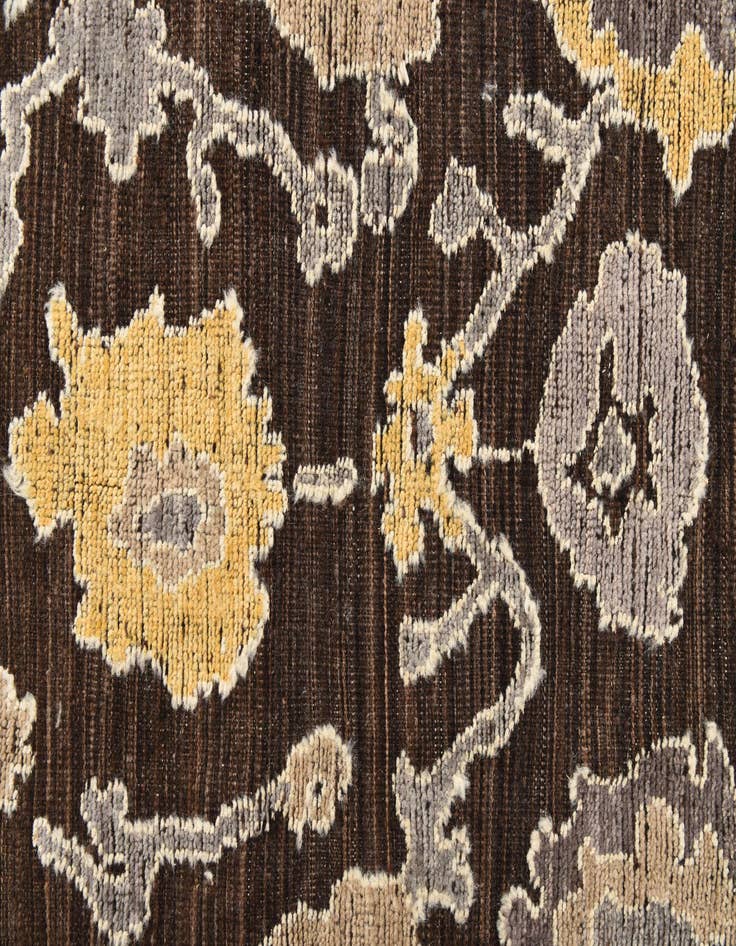 Detail image of  9' x 12' 2  Hand Knotted Oushak Wool Rug