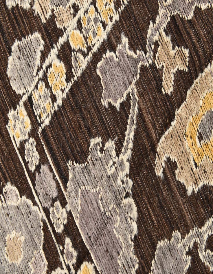 Detail image of  9' x 12' 2  Hand Knotted Oushak Wool Rug