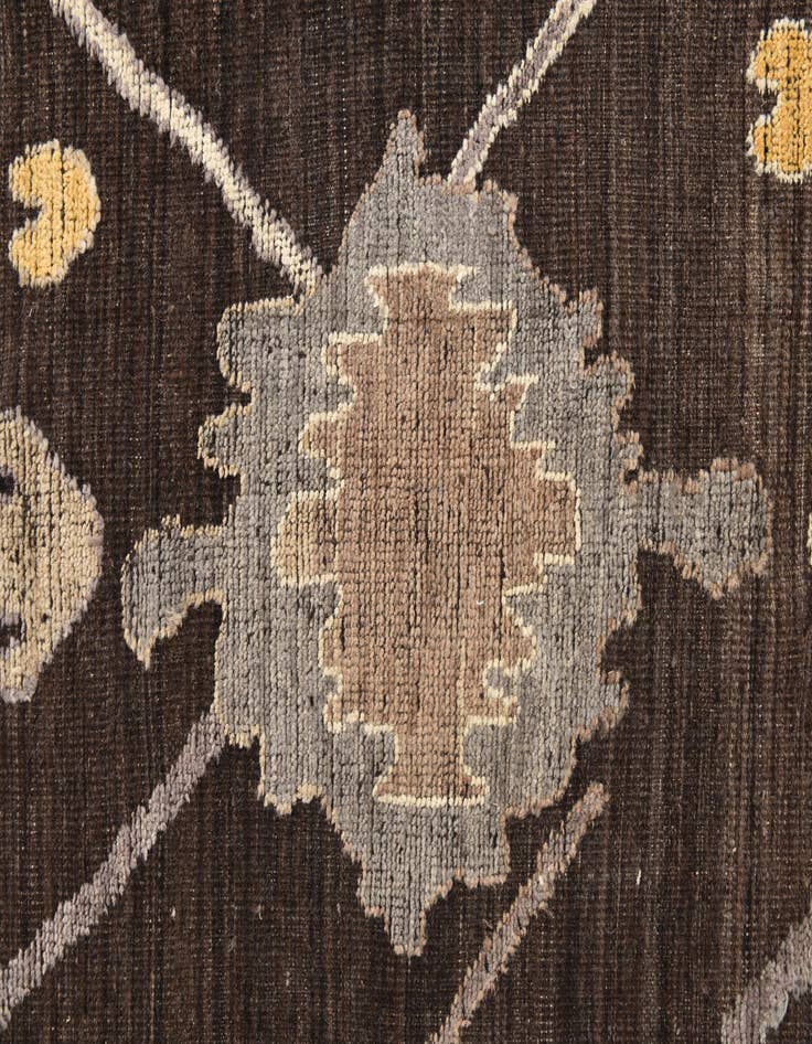 Detail image of  10' x 14' 10  Hand Knotted Oushak Wool Rug