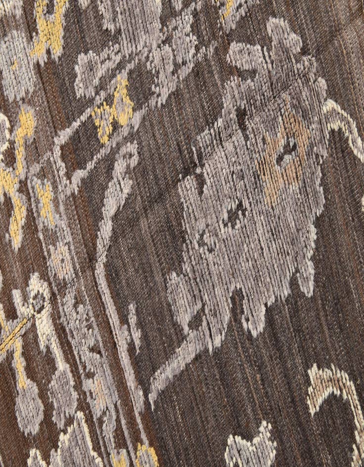 Detail image of  8' x 10' 8  Hand Knotted Oushak Wool Rug