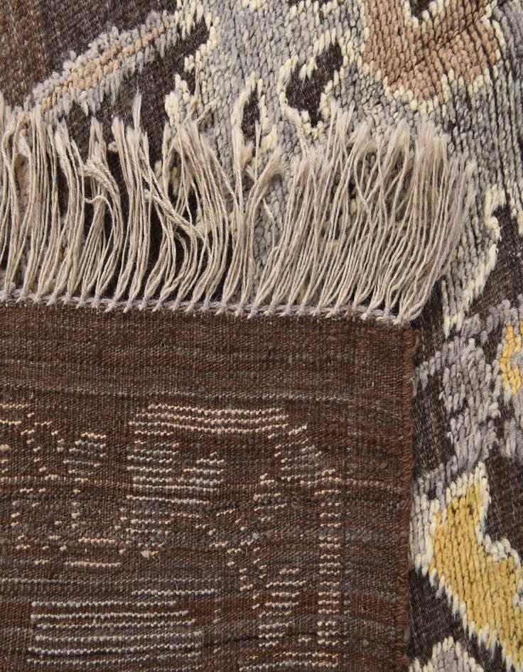 Detail image of  8' x 10' 8  Hand Knotted Oushak Wool Rug