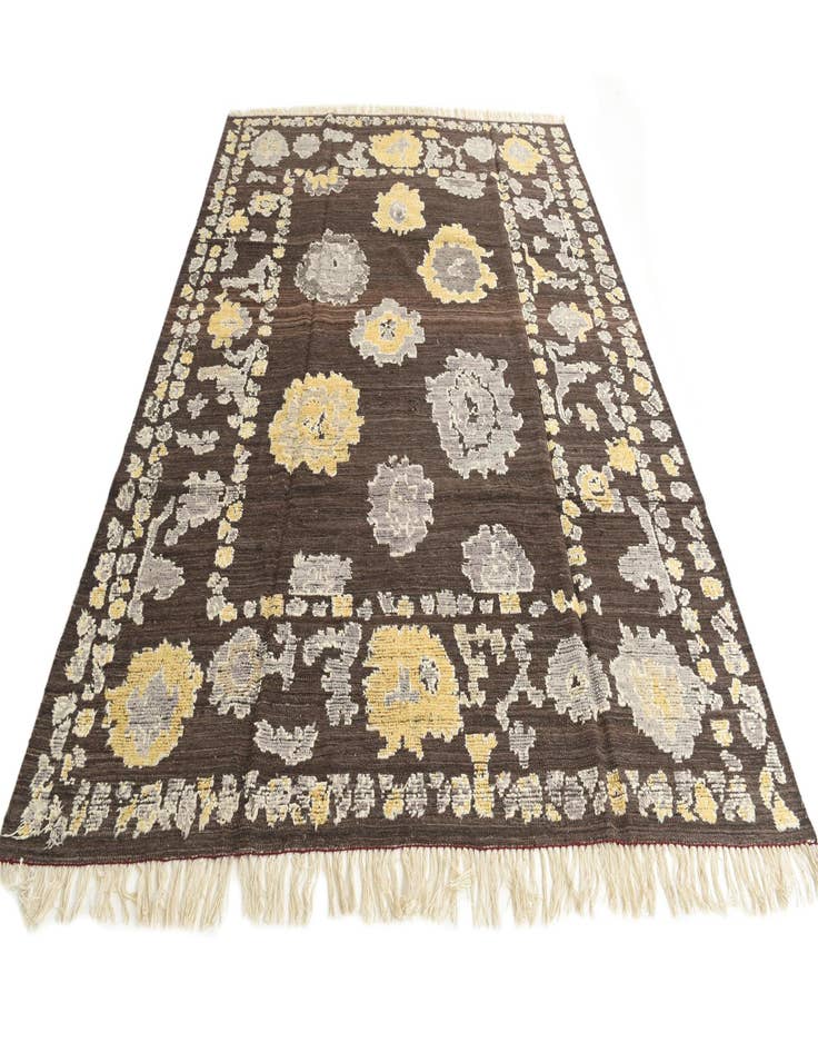 Detail image of  8' 1 x 10' 4  Hand Knotted Oushak Wool Rug